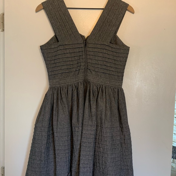 Dear Creatures Gray Flared Dress - Picture 4 of 7